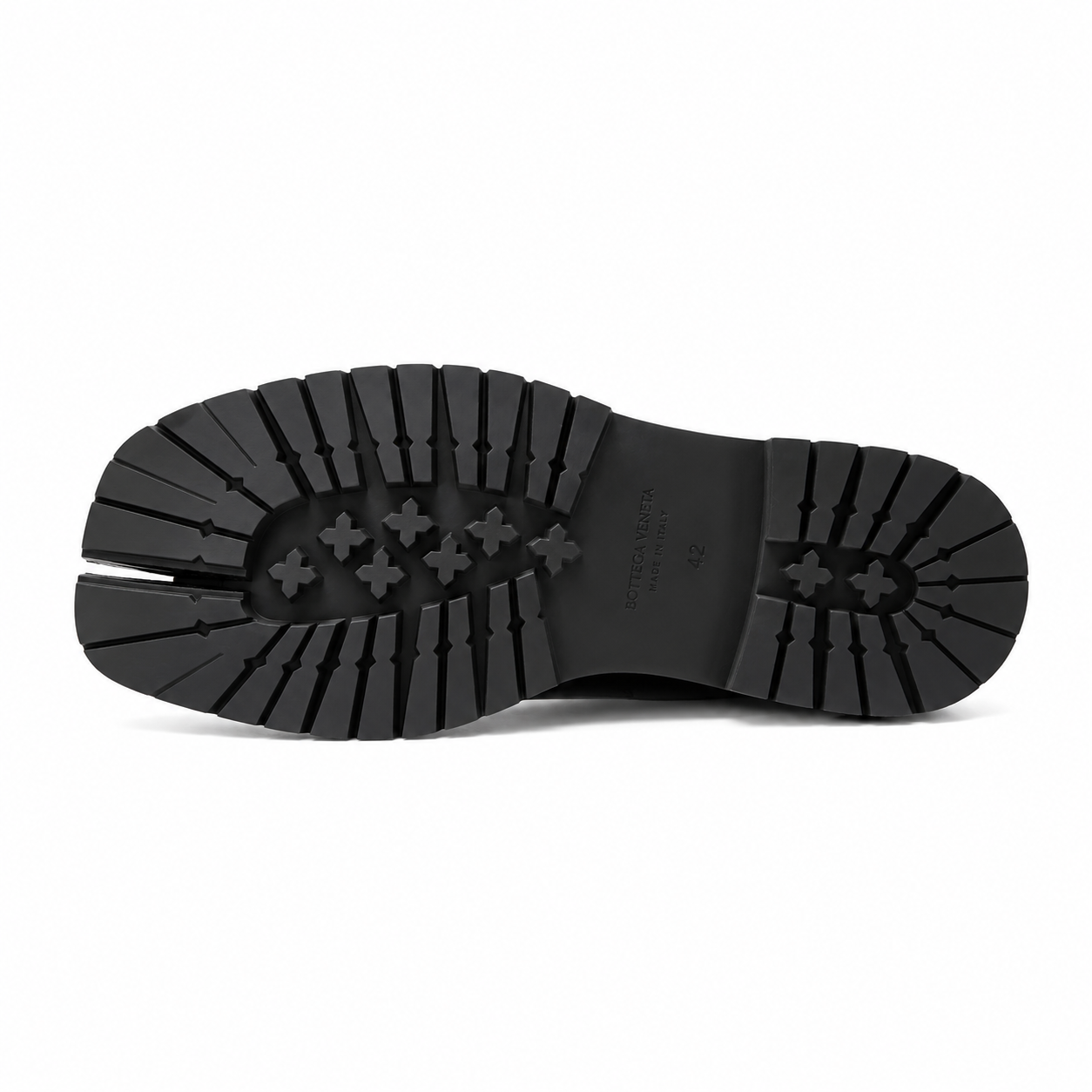 Split Toe Leather Loafer with Lug Sole ( Tabi Style Loafer )